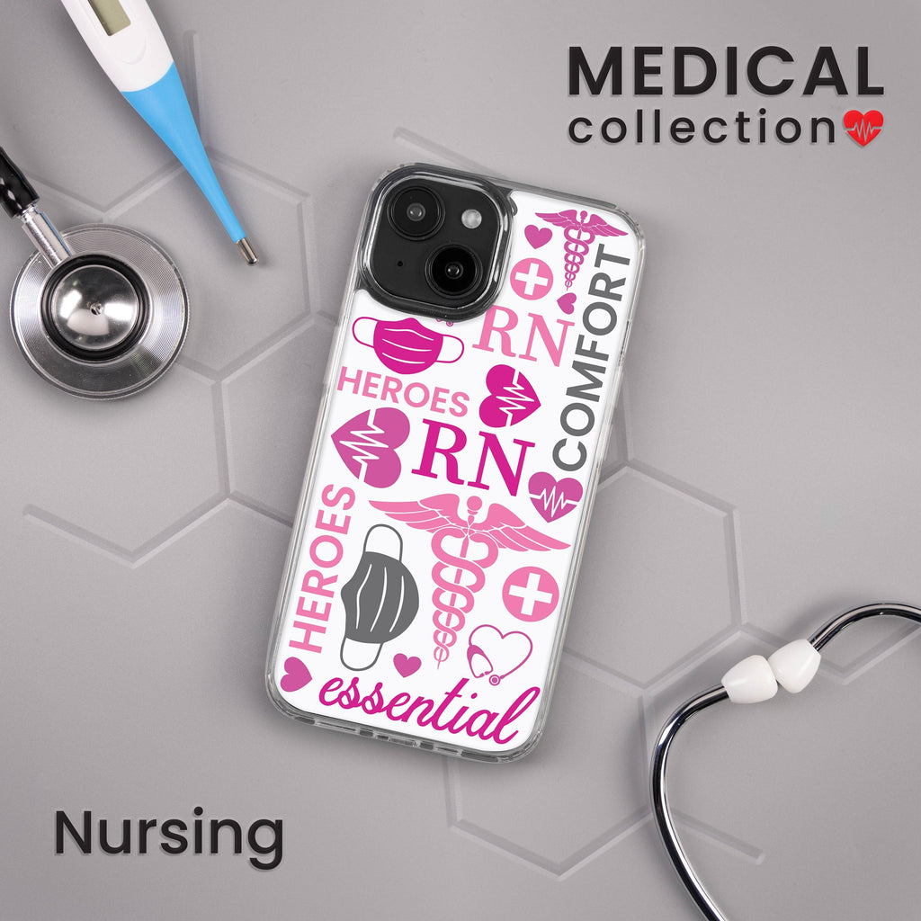 Nurse HD Apple iPhone 15 Series Mag-Safe Phone Case
