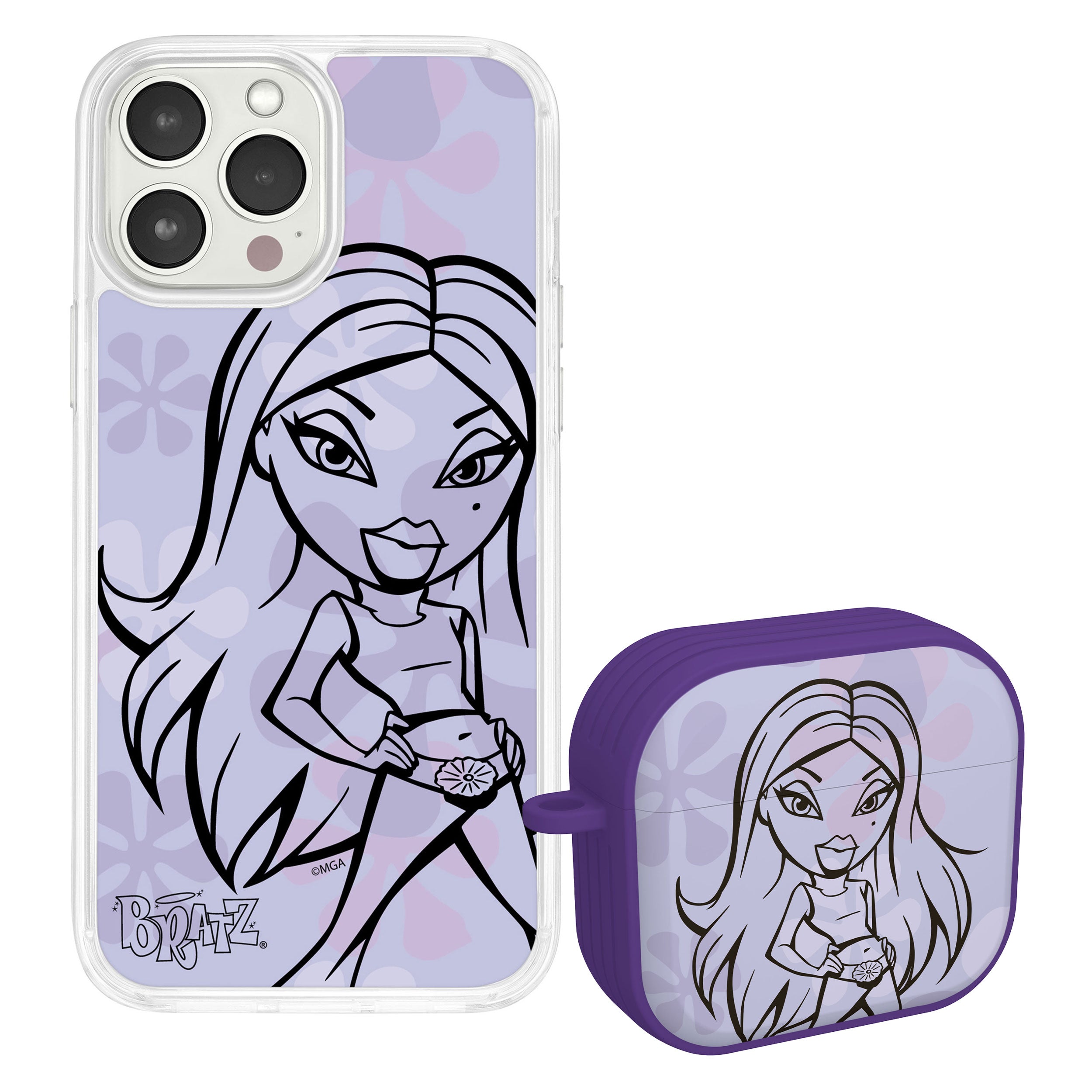 Bratz® Passion For Fashion HD Apple iPhone 13 Mag-Safe Phone Case and AirPods Gen 3 Combo Package