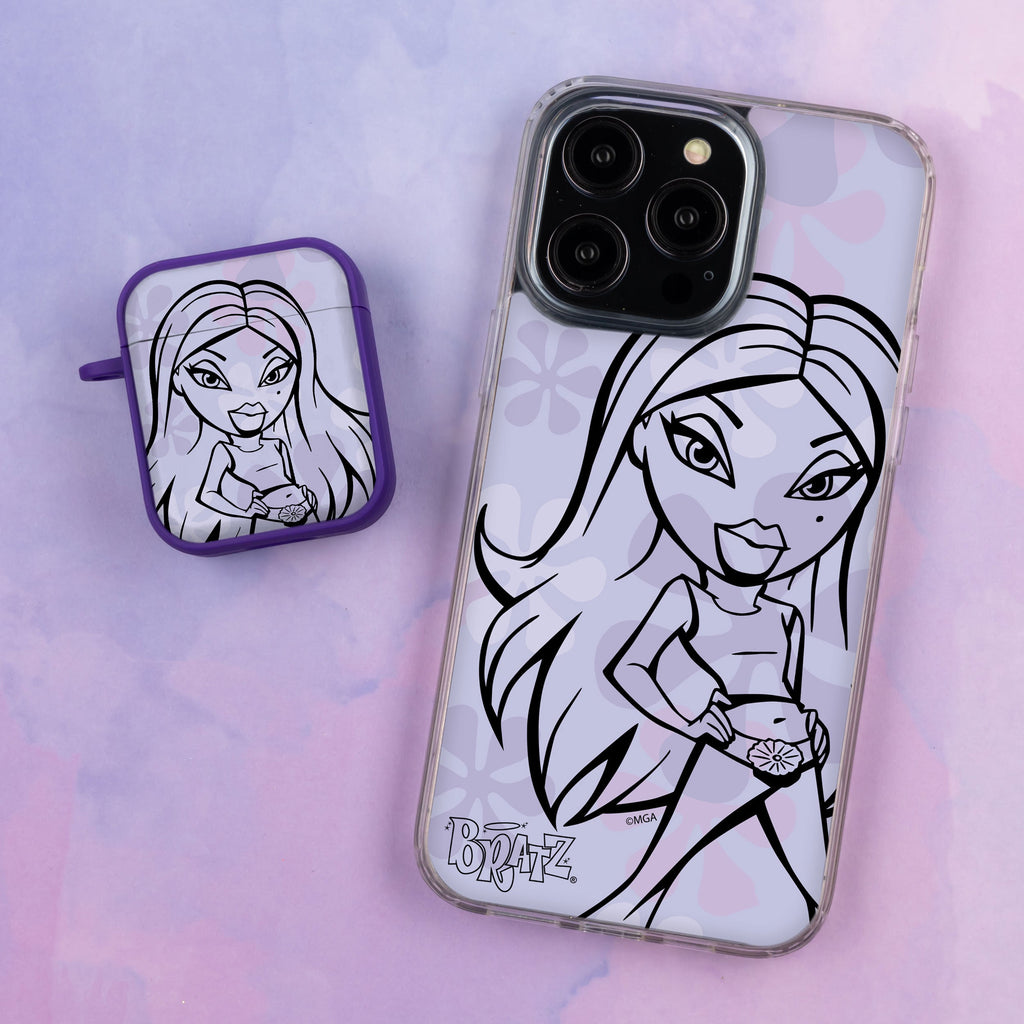 Bratz® Passion For Fashion HD Apple iPhone 15 Mag-Safe Phone Case and AirPods Gen 1 & 2 Combo Package