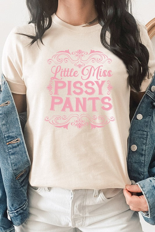 Little Miss Pissy Pants Ornament Graphic Tee T-Shirt