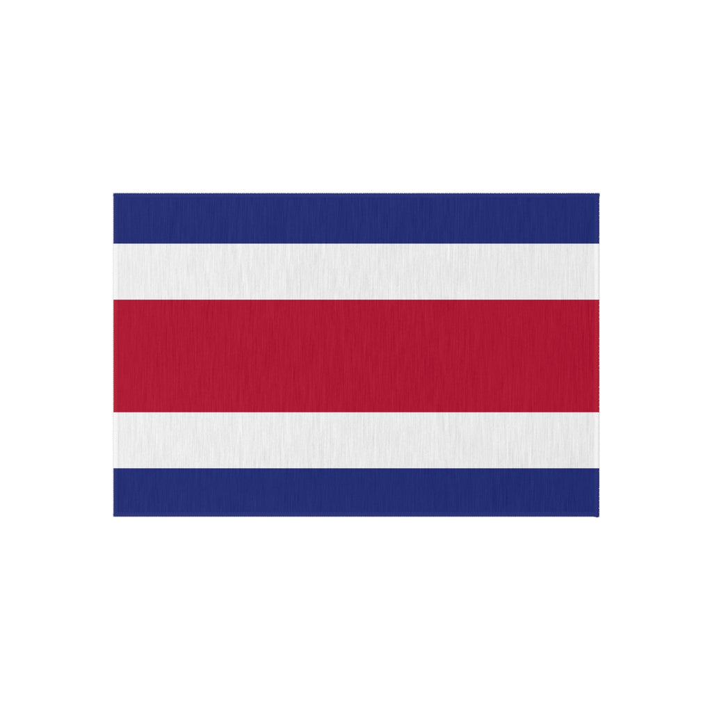 Flag Of Costa Rica Outdoor Non-Slip Door Mat | Copa America | 24"x36"