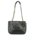 Chanel Lambskin Quilted Black Chain Shoulder Bag #9311