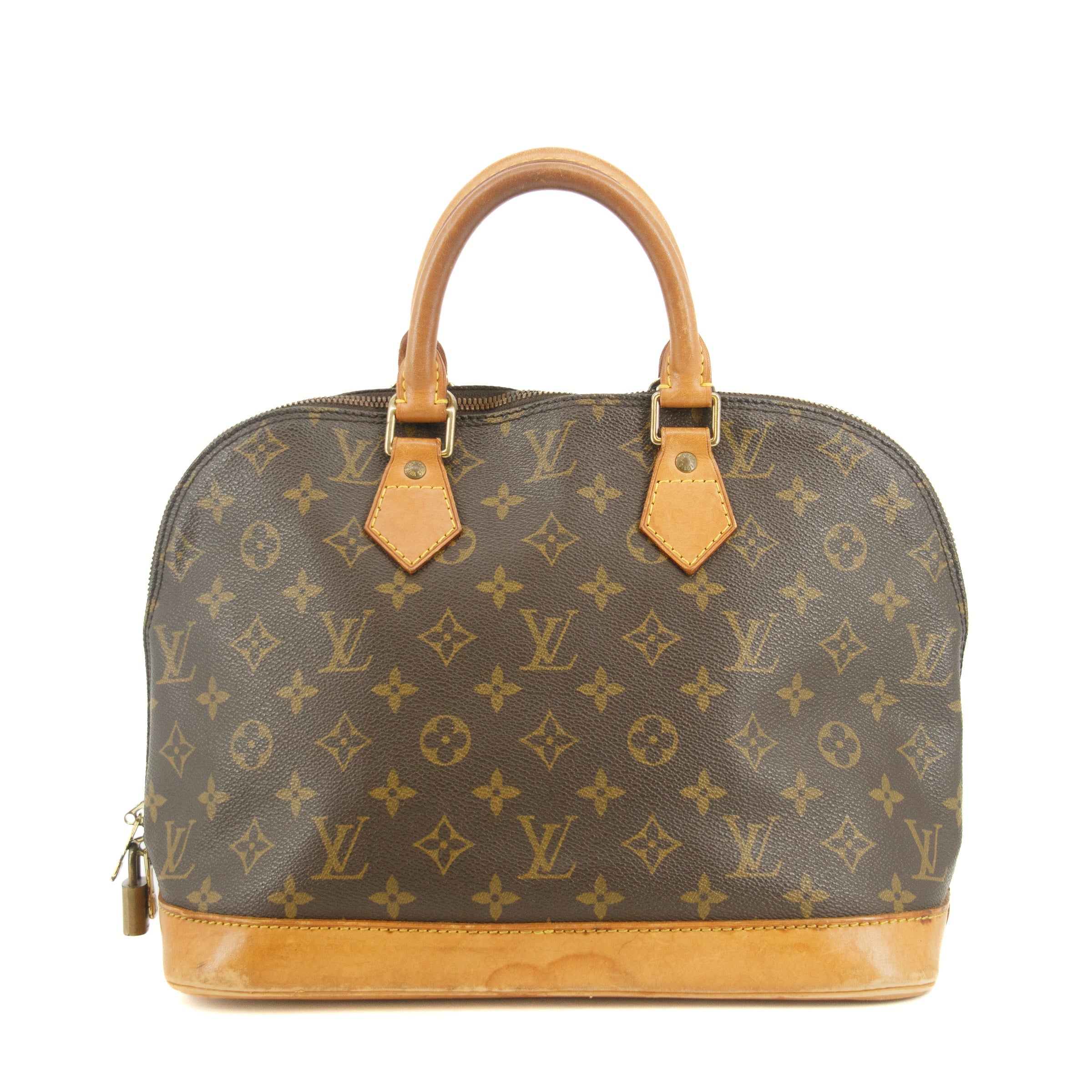 Louis Vuitton Monogram Canvas Brown Alma PM Tote Bag #9403