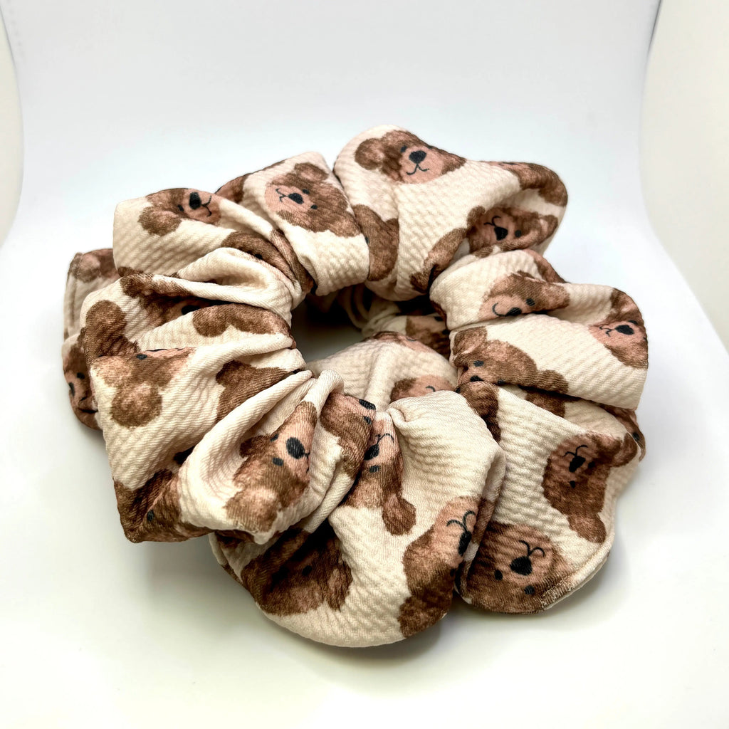 Teddy Bear Bullet Scrunchie