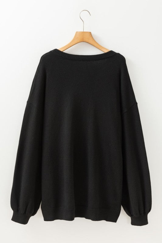 Christmas Merry & Bright Tinsel Sweater