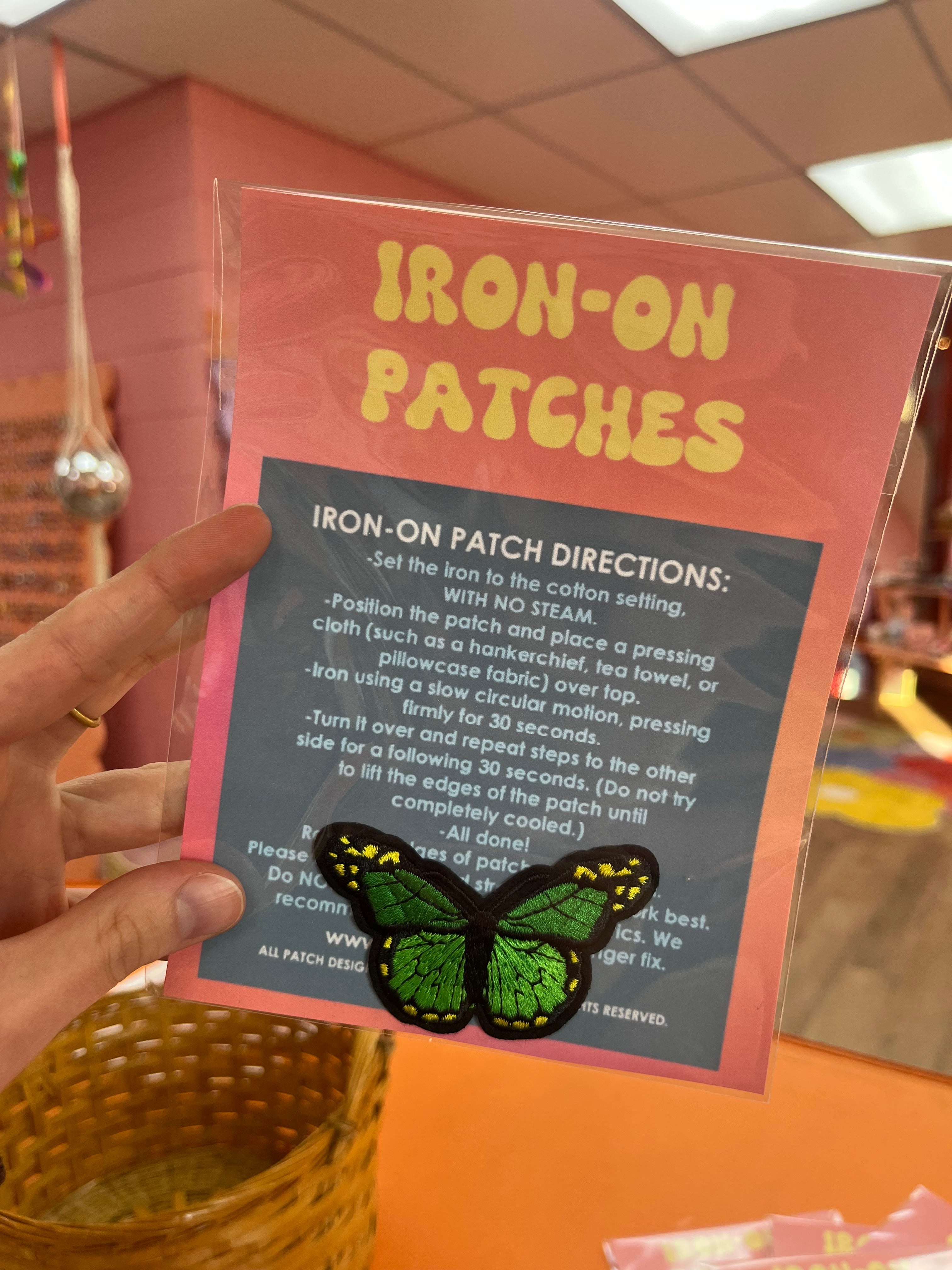 Butterfly Iron-On Patch