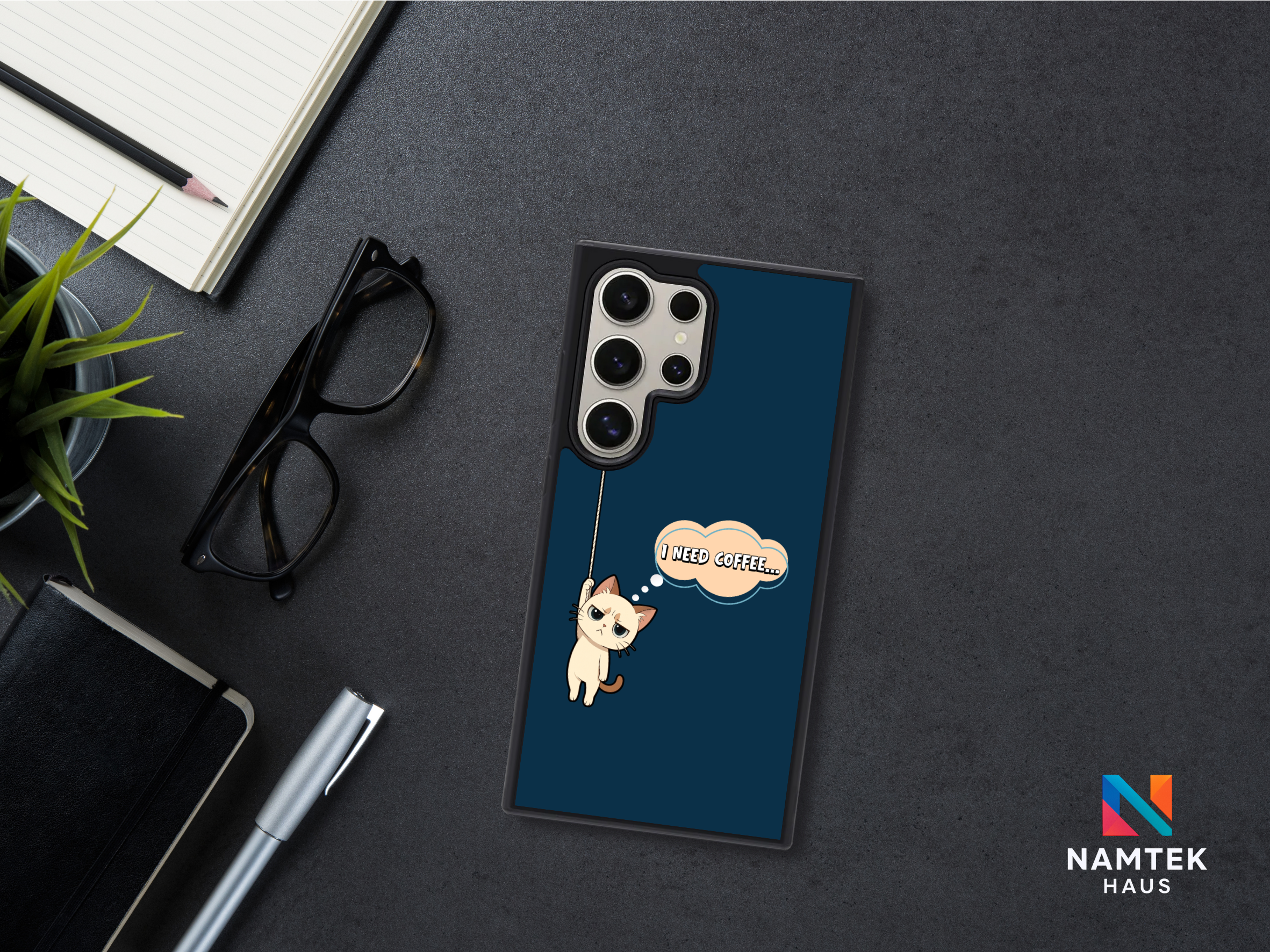 Grumpy Cat "I Need Coffee" Phone Case