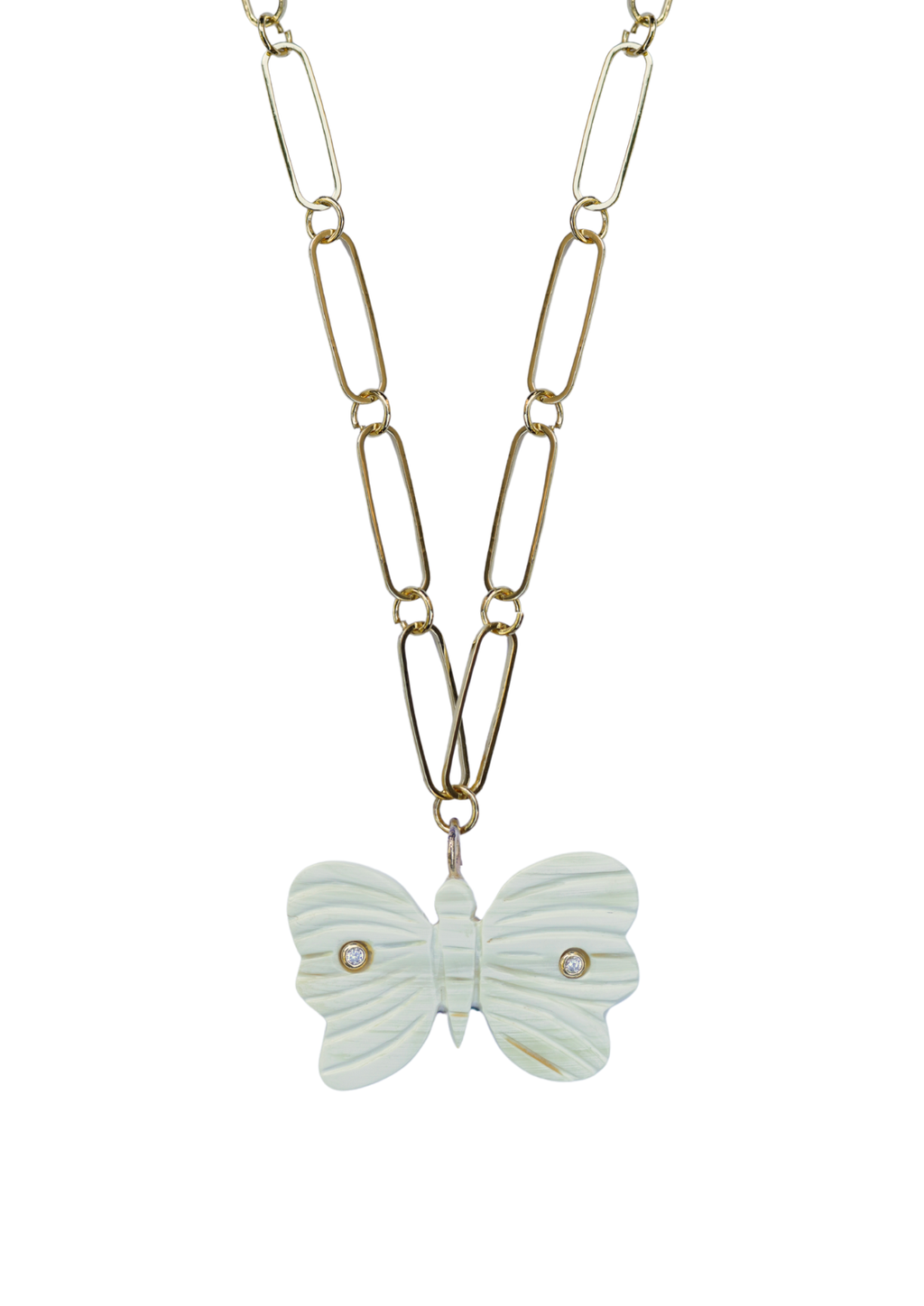 Butterfly Horn Embellished Charm
