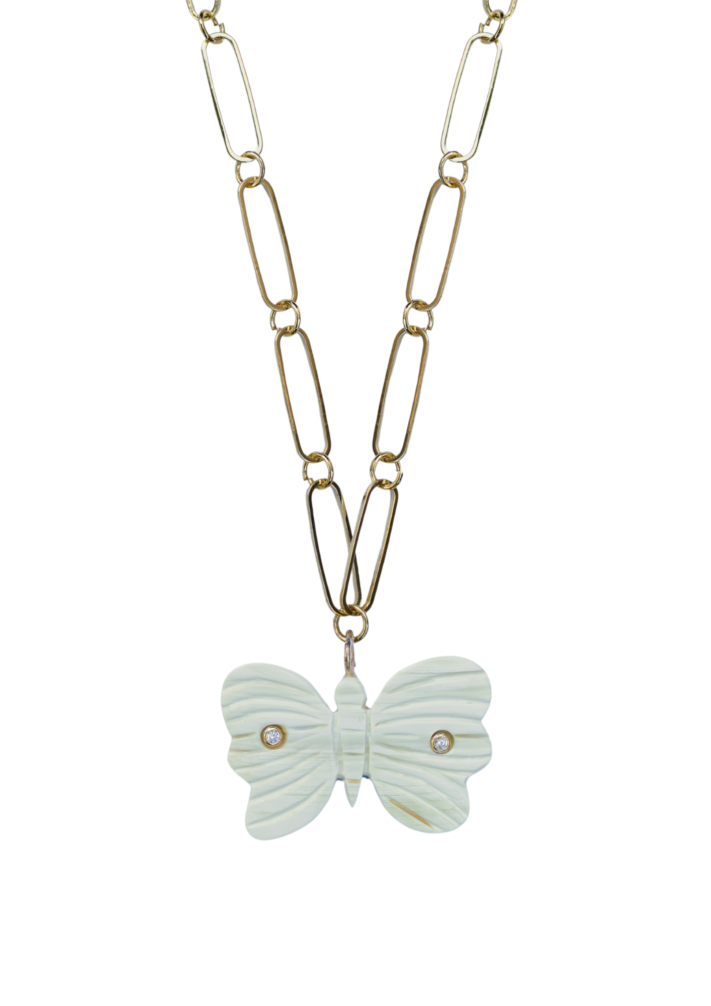 Butterfly Horn Embellished Charm