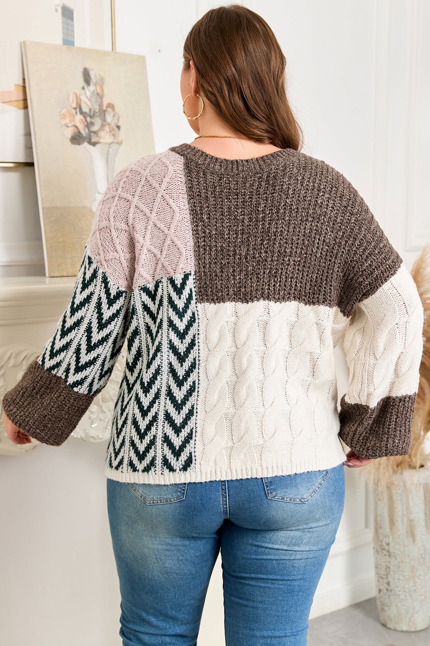 Rivka Back Loose Fit PLUS Sweater