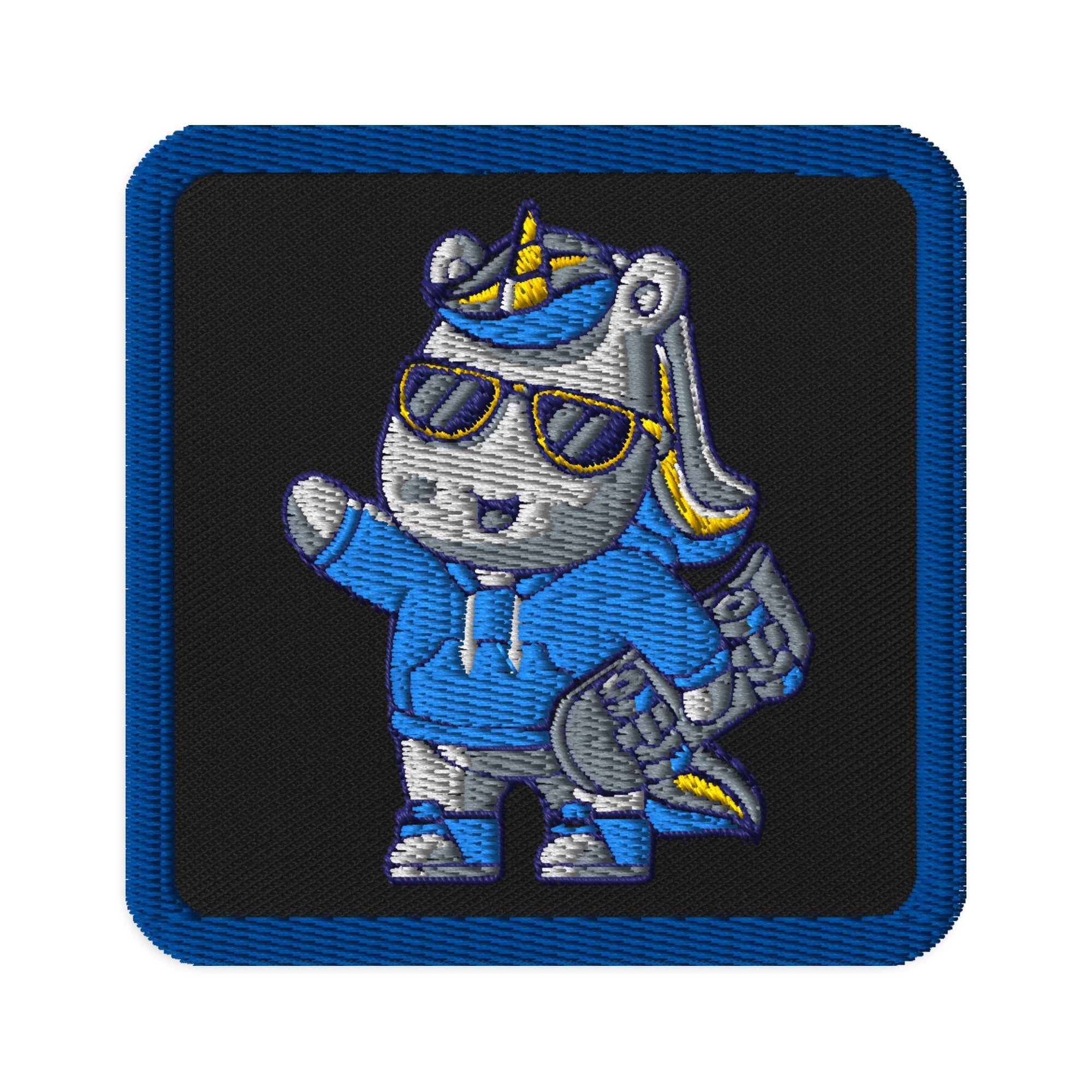 Cool Unicorn Iron on Embroidered Patches