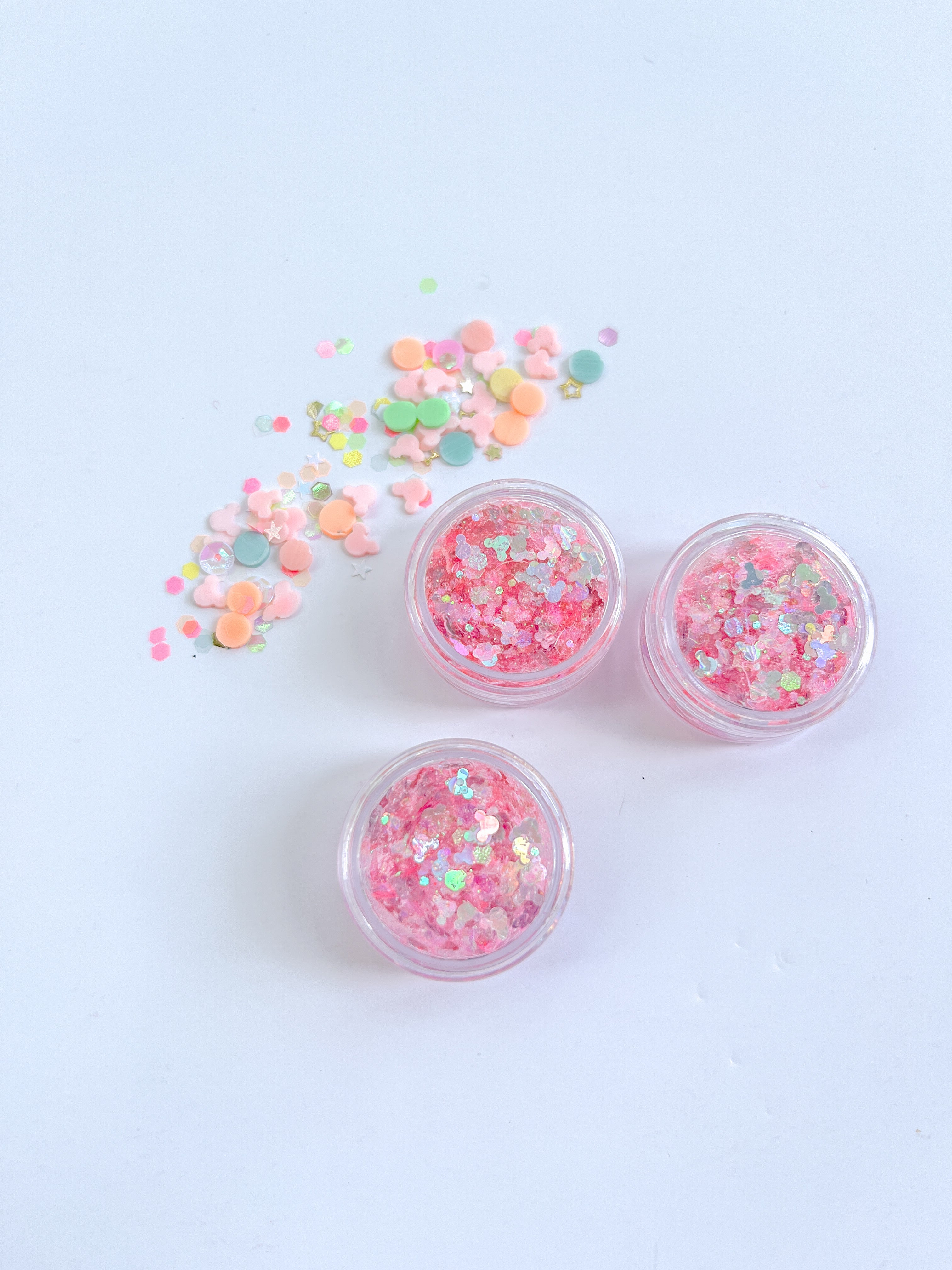 Magical Pink Mouse Hair Glitter Gel