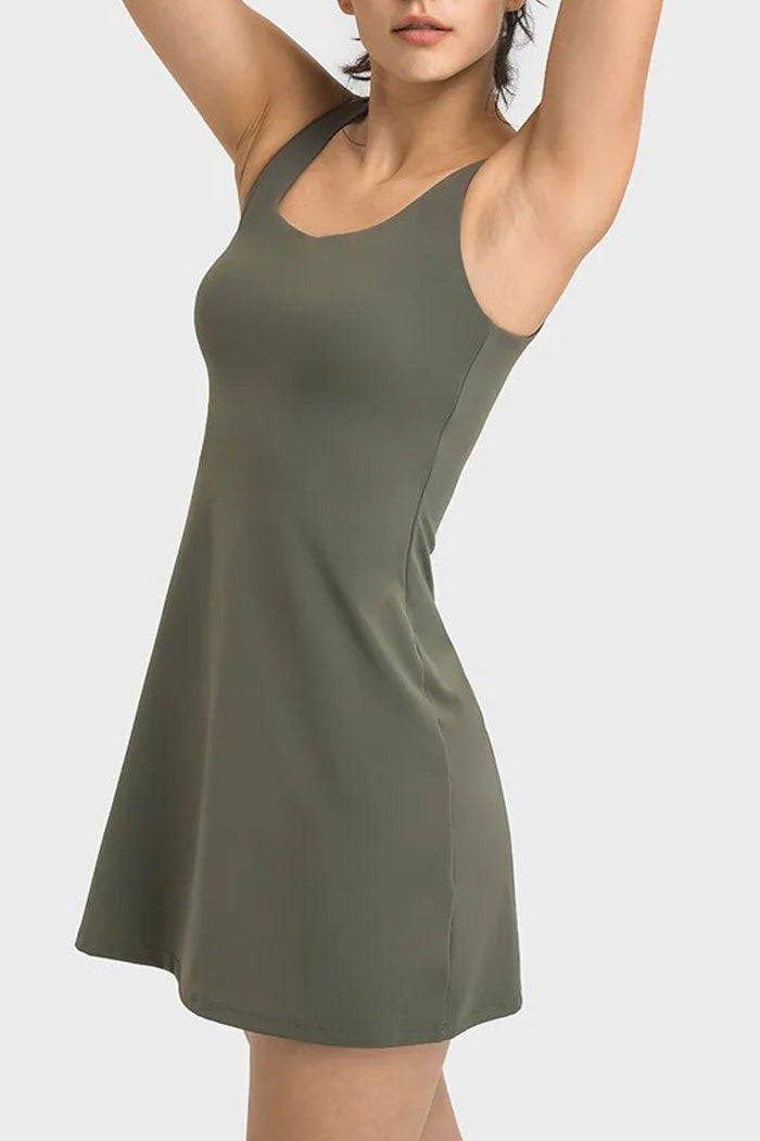 On The Racket - Tennis Dress with Shorts