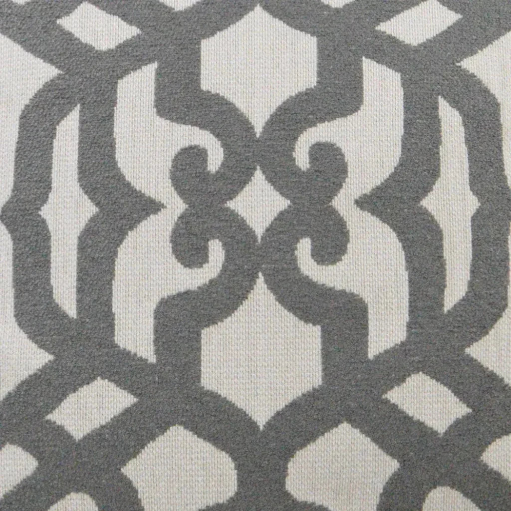 Allure Grey Grey Throw Pillow With Insert