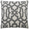 Allure Grey Grey Throw Pillow With Insert