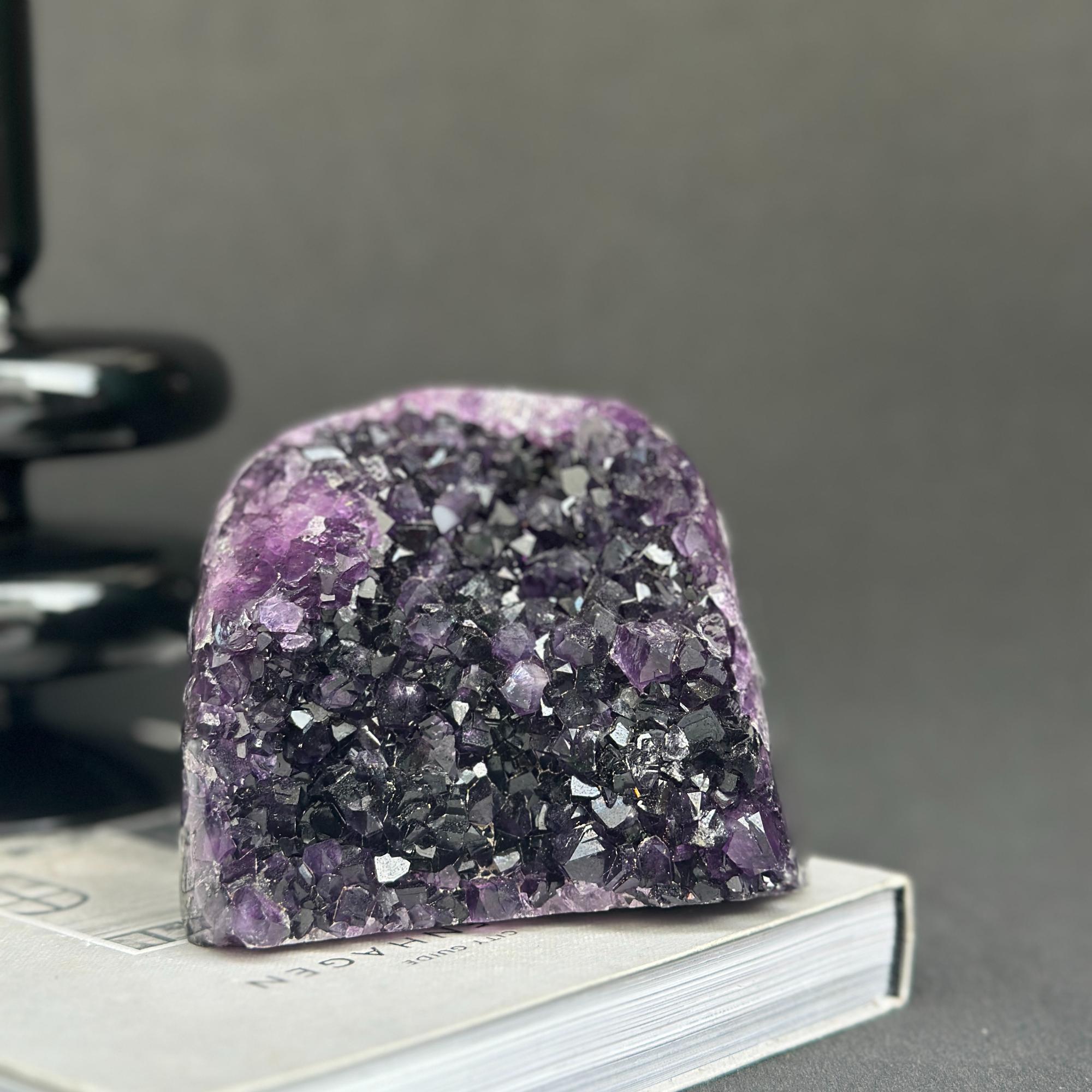 Amethyst Cave Geode with Agate formations, Huge Crystal Cluster for Collectors