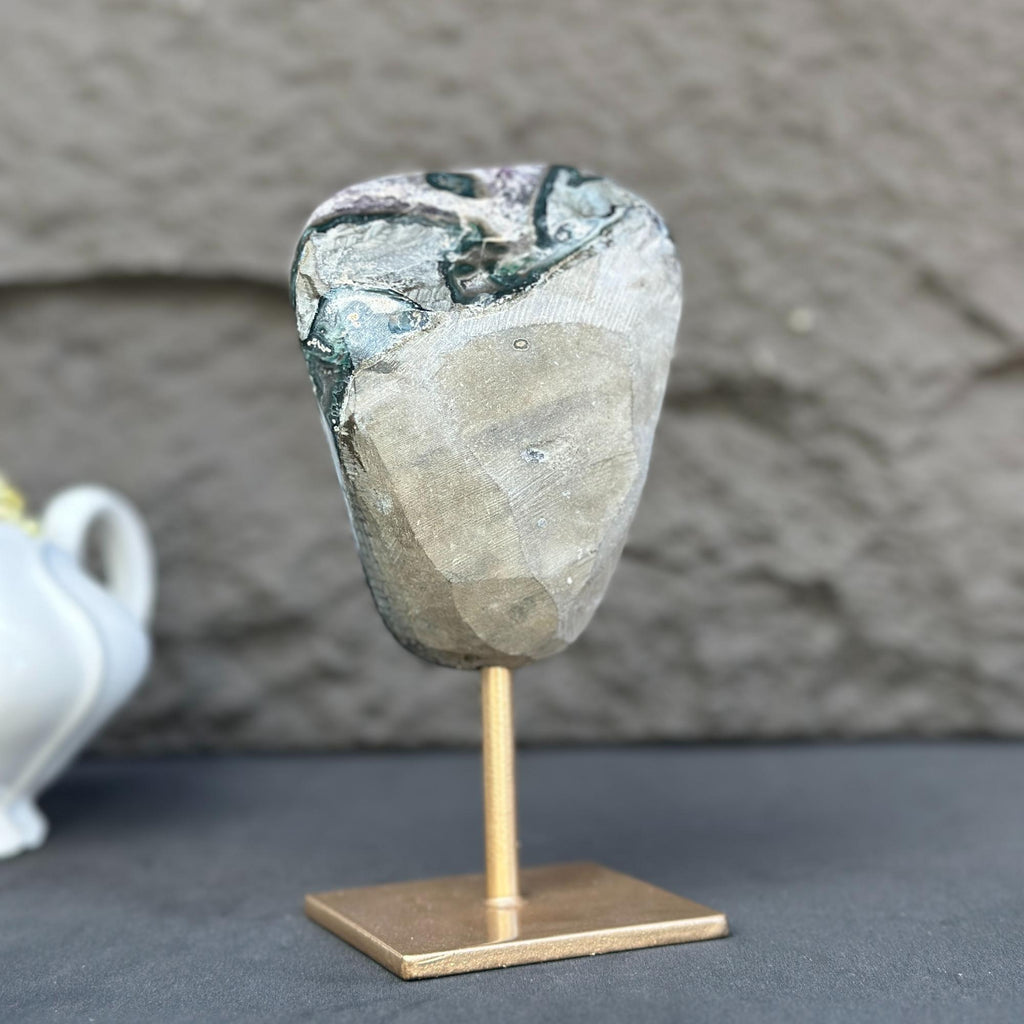 Amethyst Crystal on Metal Stand, Extra Large amethyst