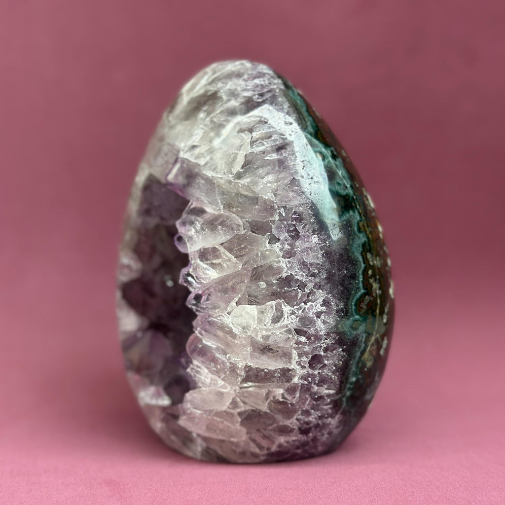 Amethyst Cut Base Crystal, Quartz Geodes, AAA Grade, Amethyst Free Standing Crystal