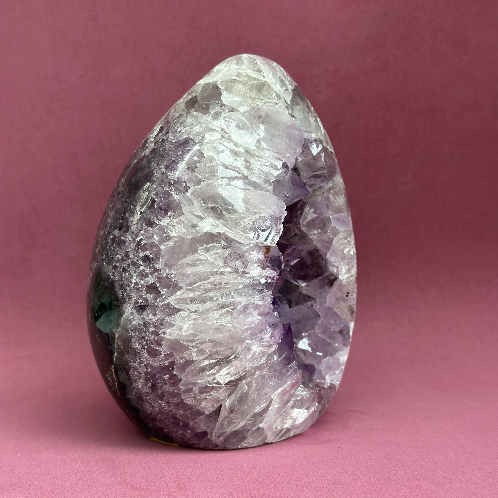 Amethyst Cut Base Crystal, Quartz Geodes, AAA Grade, Amethyst Free Standing Crystal