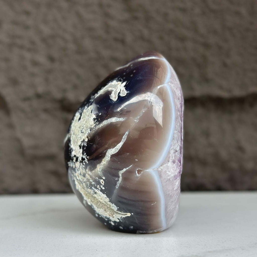 Amethyst Geode With Agate & Quartz