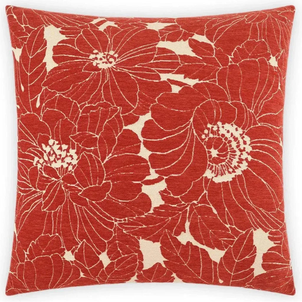 Anathallo Berry Red Throw Pillow With Insert