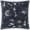 Anathallo Navy Blue Throw Pillow With Insert