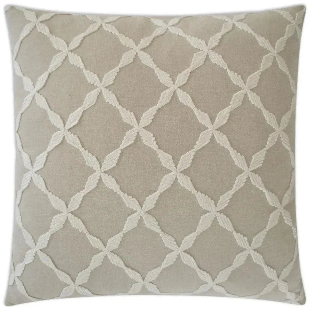 Andalus Brown Throw Pillow With Insert