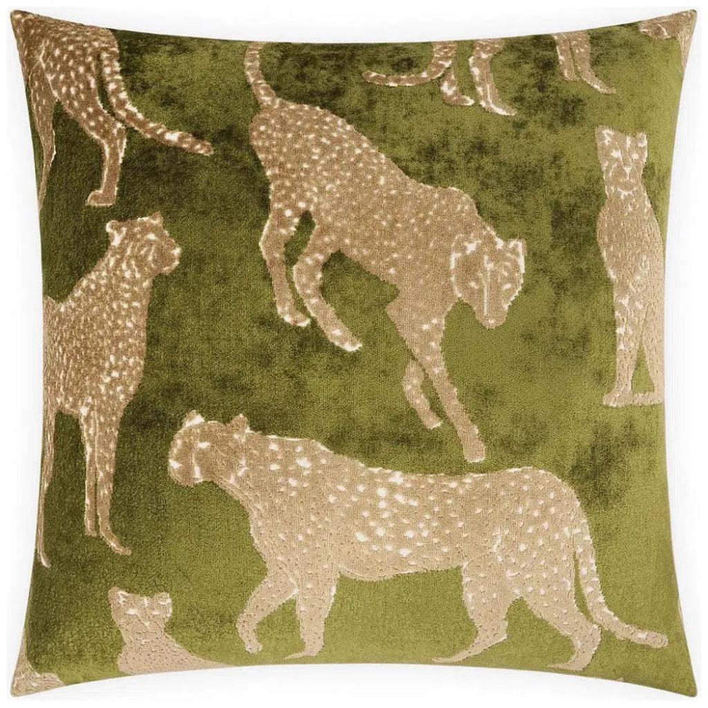 Animique Fern Green Throw Pillow With Insert