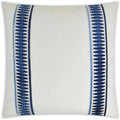 Antibes Blue Throw Pillow With Insert