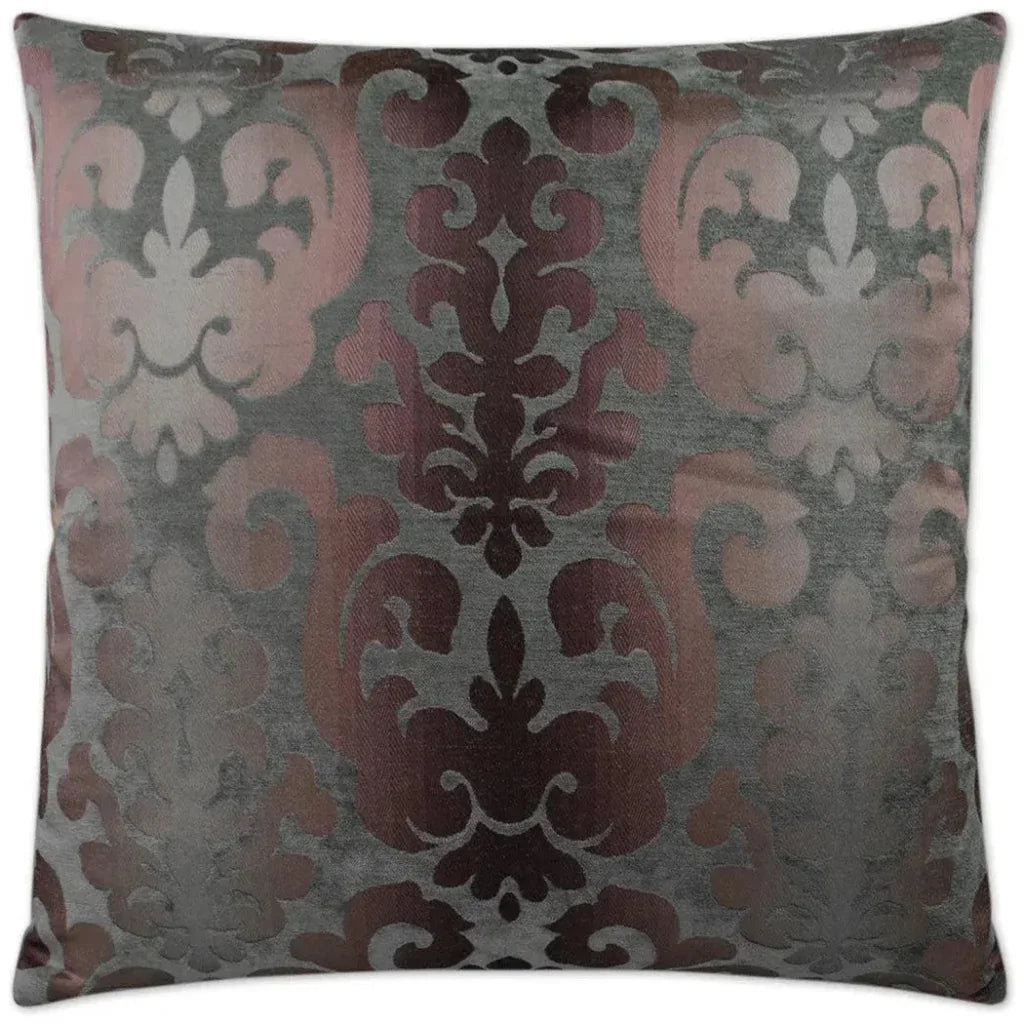Aquitaine Grey Throw Pillow With Insert