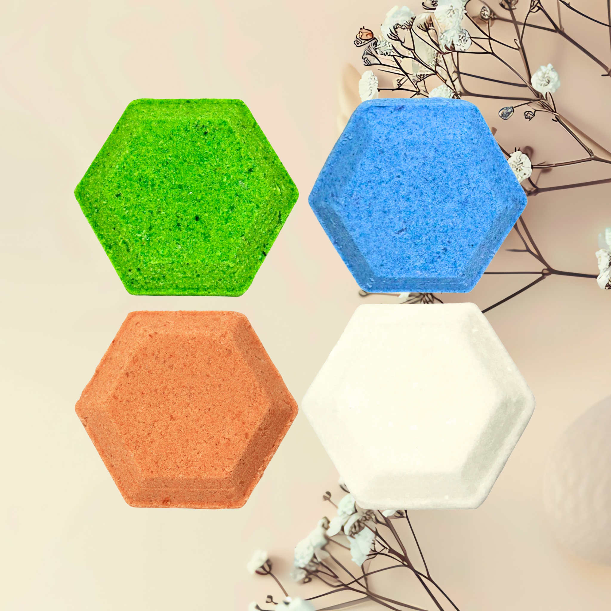 Aromatherapy Shower Steamers in Assorted Scents - Qty 4