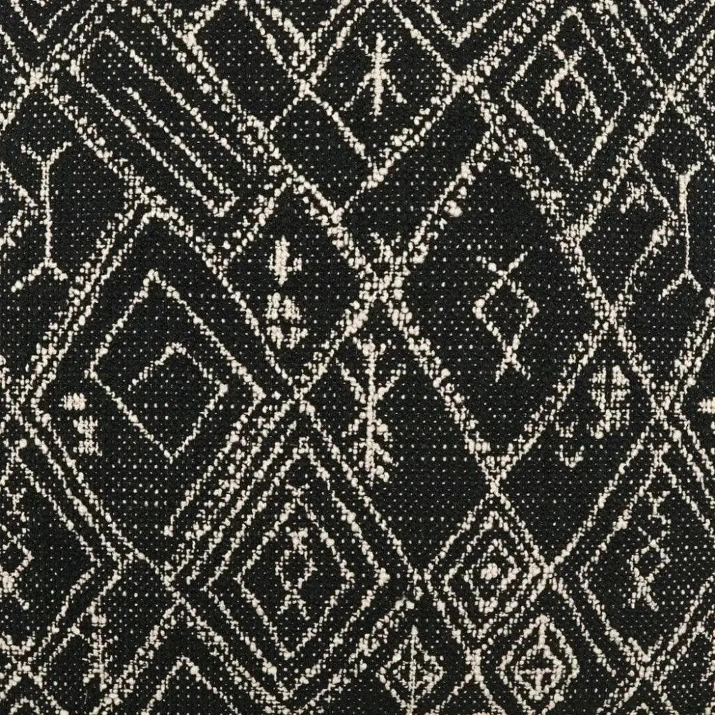 Atez Onyx Black Throw Pillow With Insert