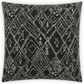 Atez Onyx Black Throw Pillow With Insert
