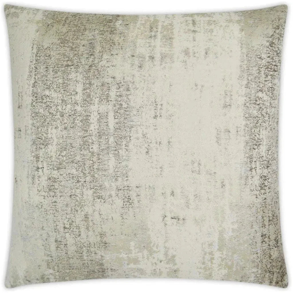 Aurora Ice Brown Throw Pillow With Insert
