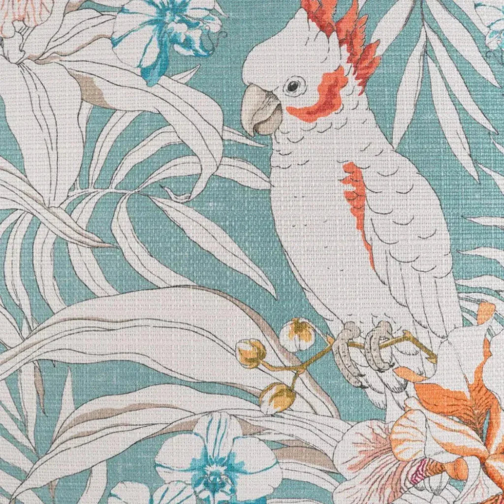 Auxerre Light Blue Throw Pillow With Insert