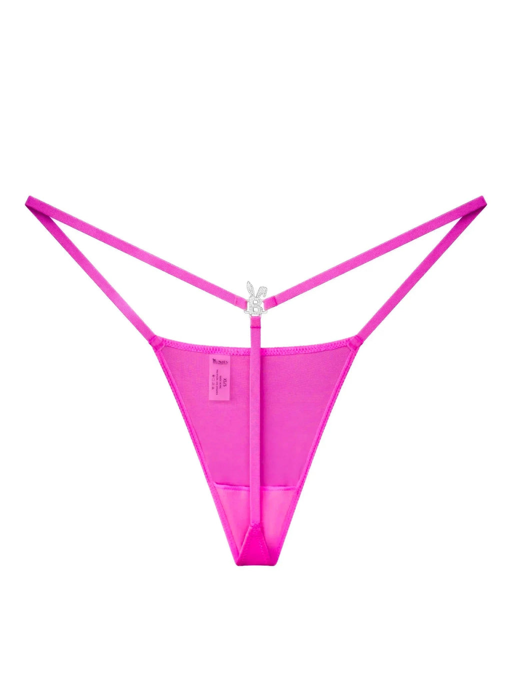 ICED OUT G-STRING IN HOT PINK