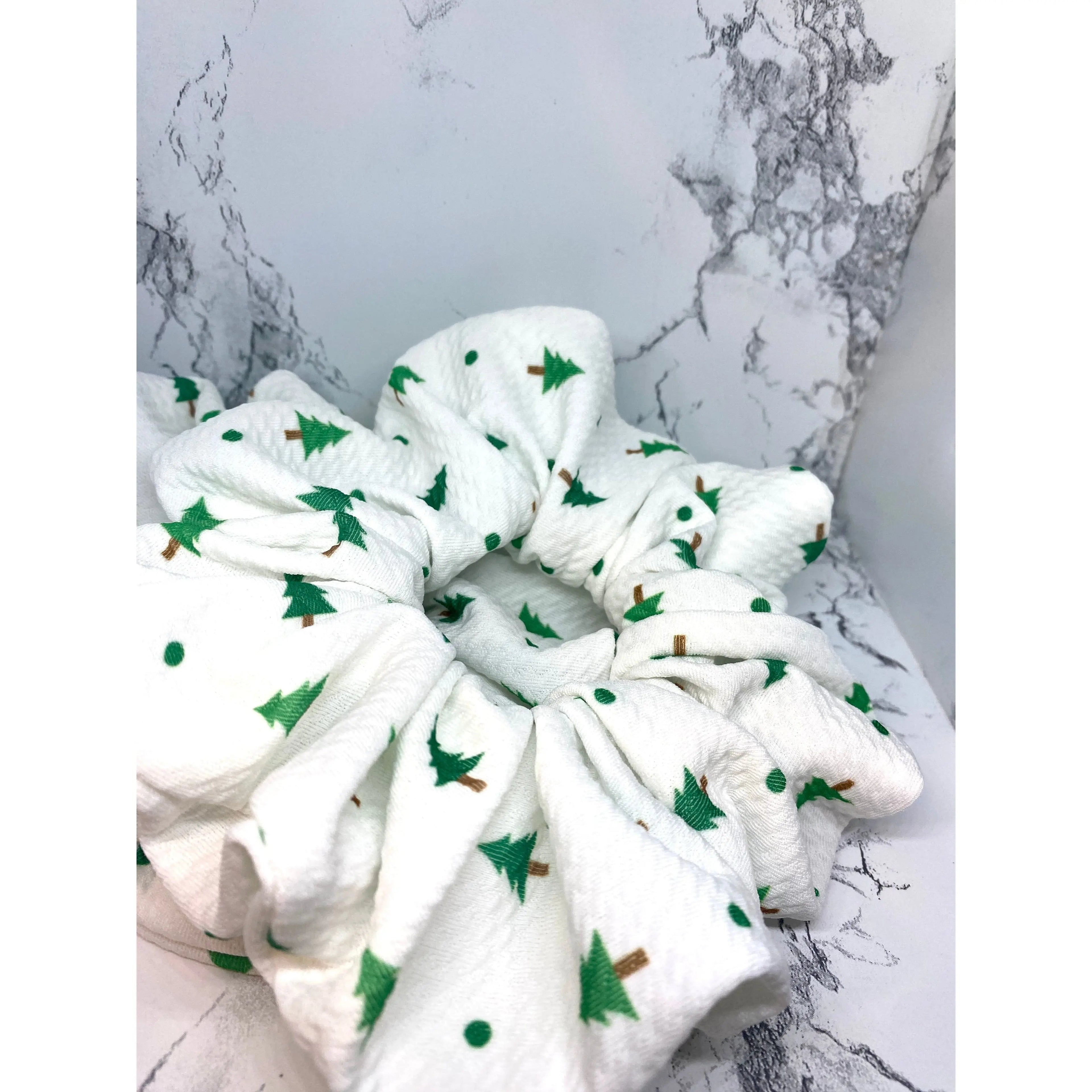 Tiny Pines Christmas Bullet Scrunchie