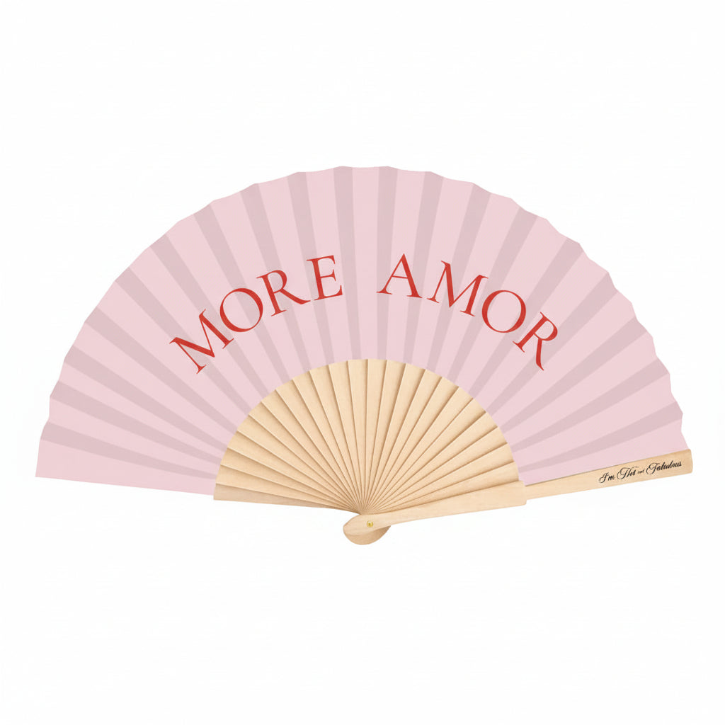 More Amor Hand Fan