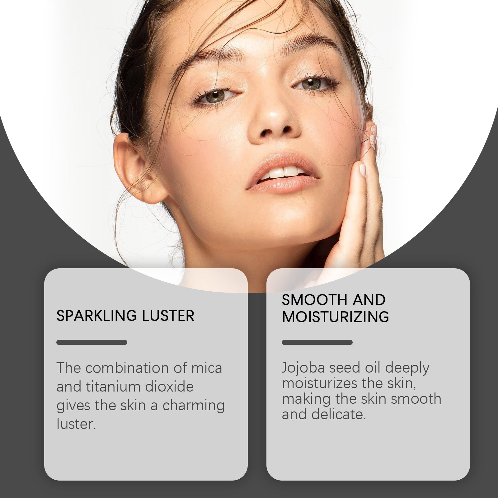 Body Glitter Oil, Facial Body Liquid Highlighter Moisturizer Easy To Apply Party Focus Brightening