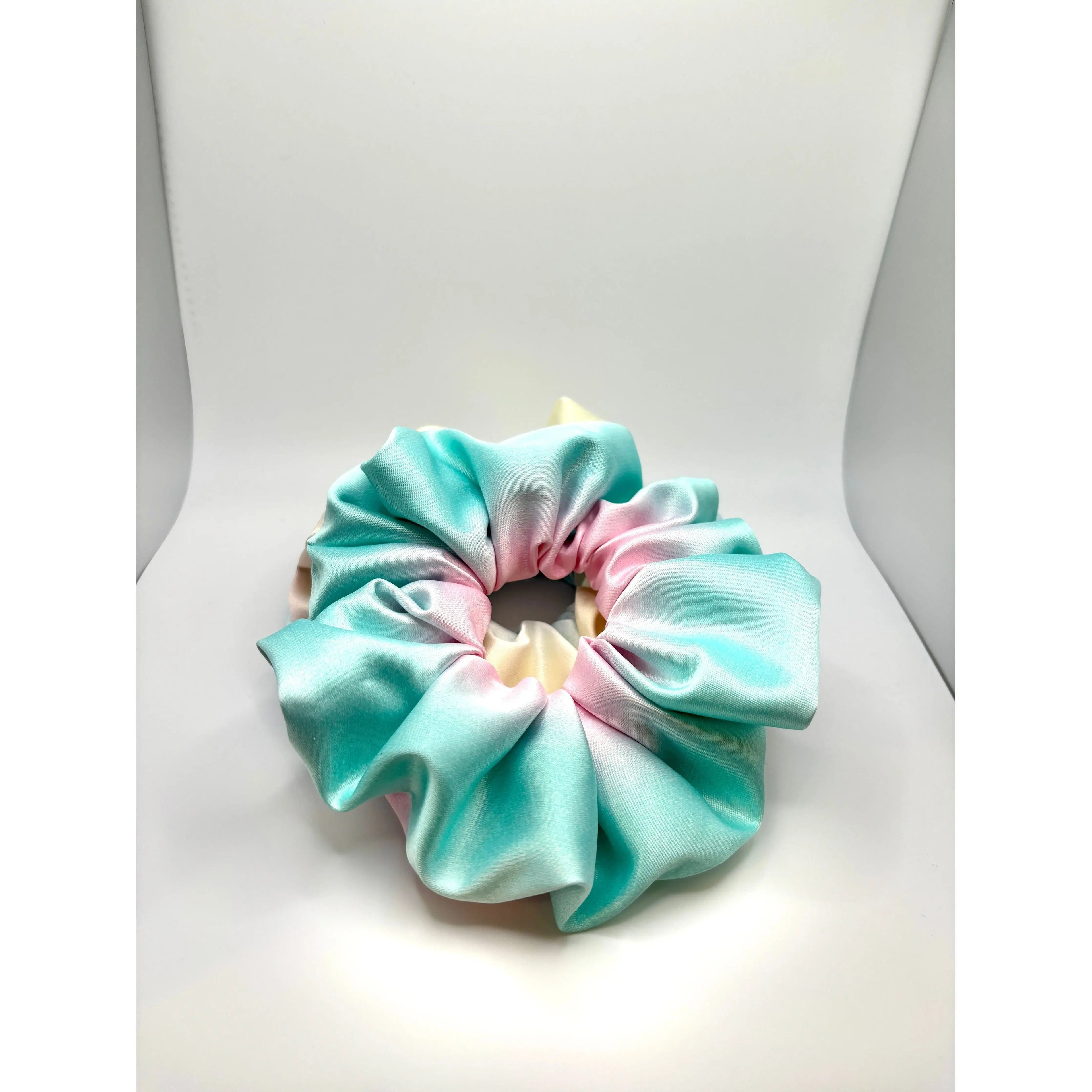 Ombre Pastel Silk Scrunchie