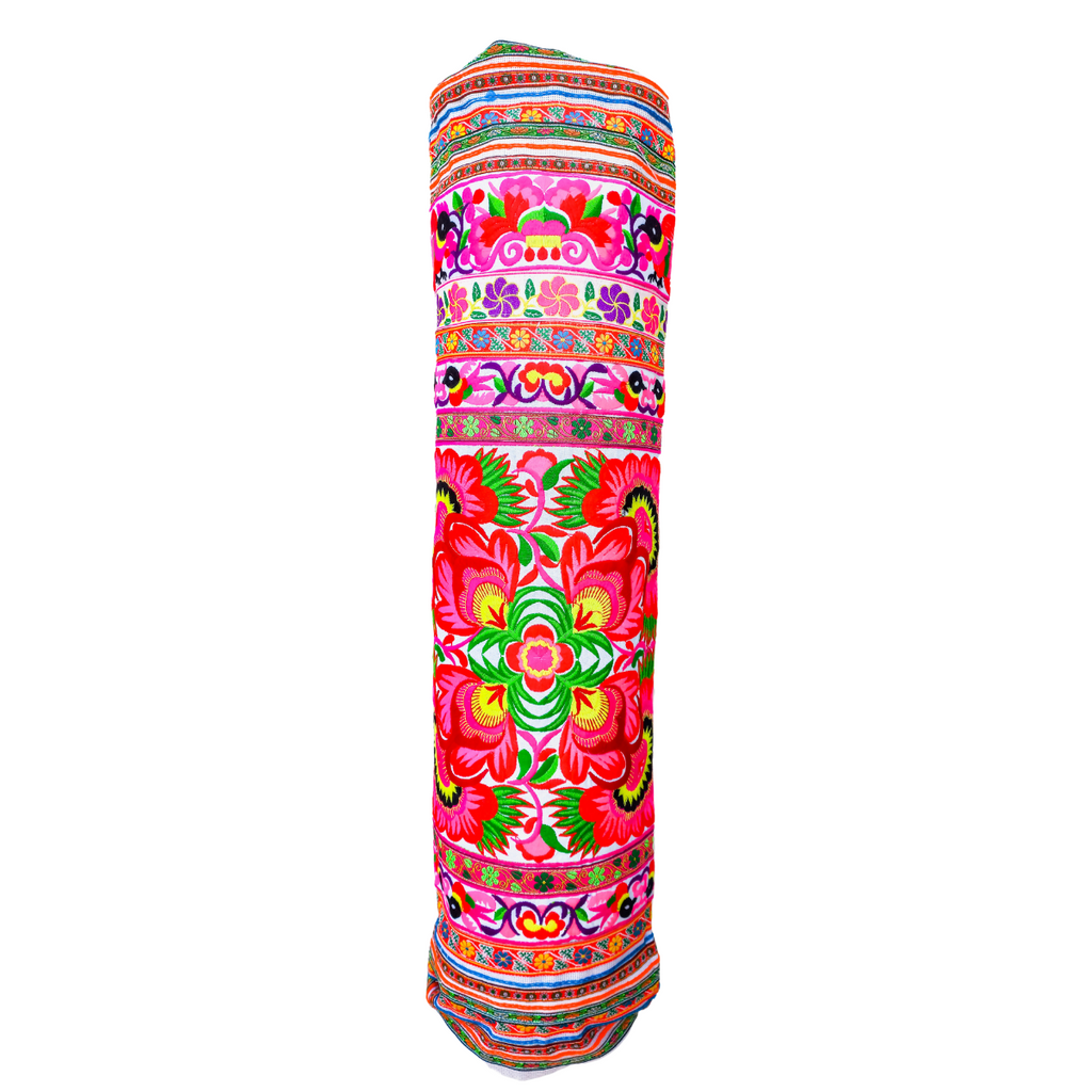 Happy Birds Embroidered Hmong Yoga Bag - Thailand