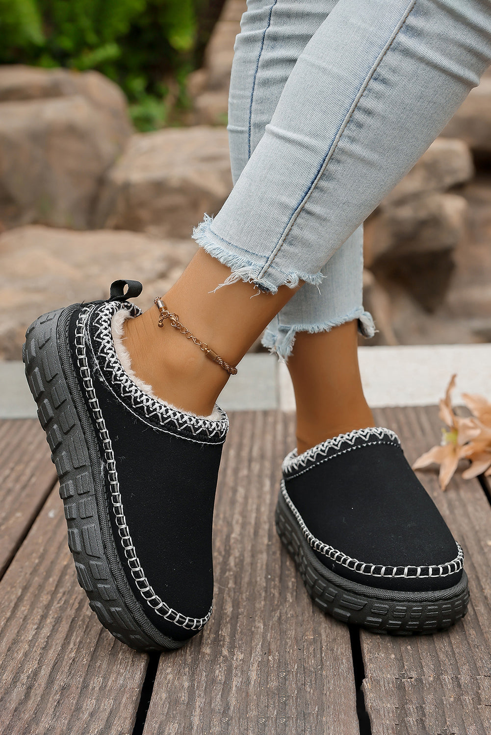 Millie Plush Winter Clog Slippers