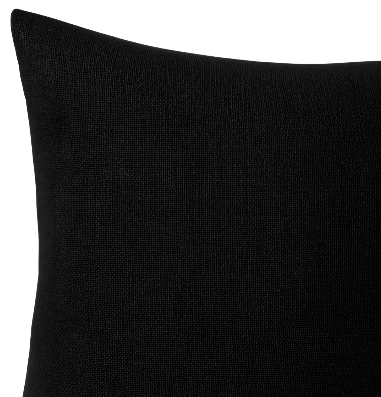 Dashes Print Mudcloth Pillow Cover in Black