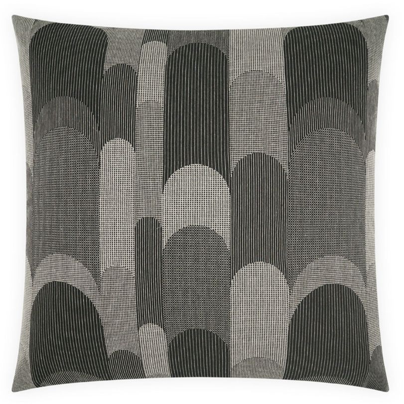 Balutto Black Throw Pillow