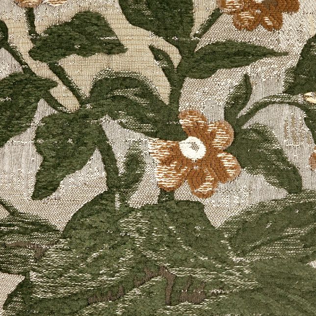 Barcelos Floral Design Throw Pillow