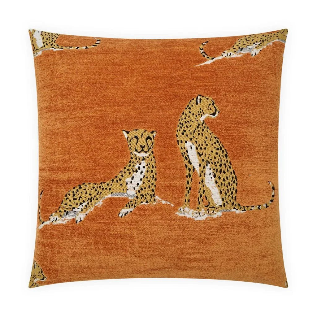 Big Iris Handmade Cotton Throw Pillow