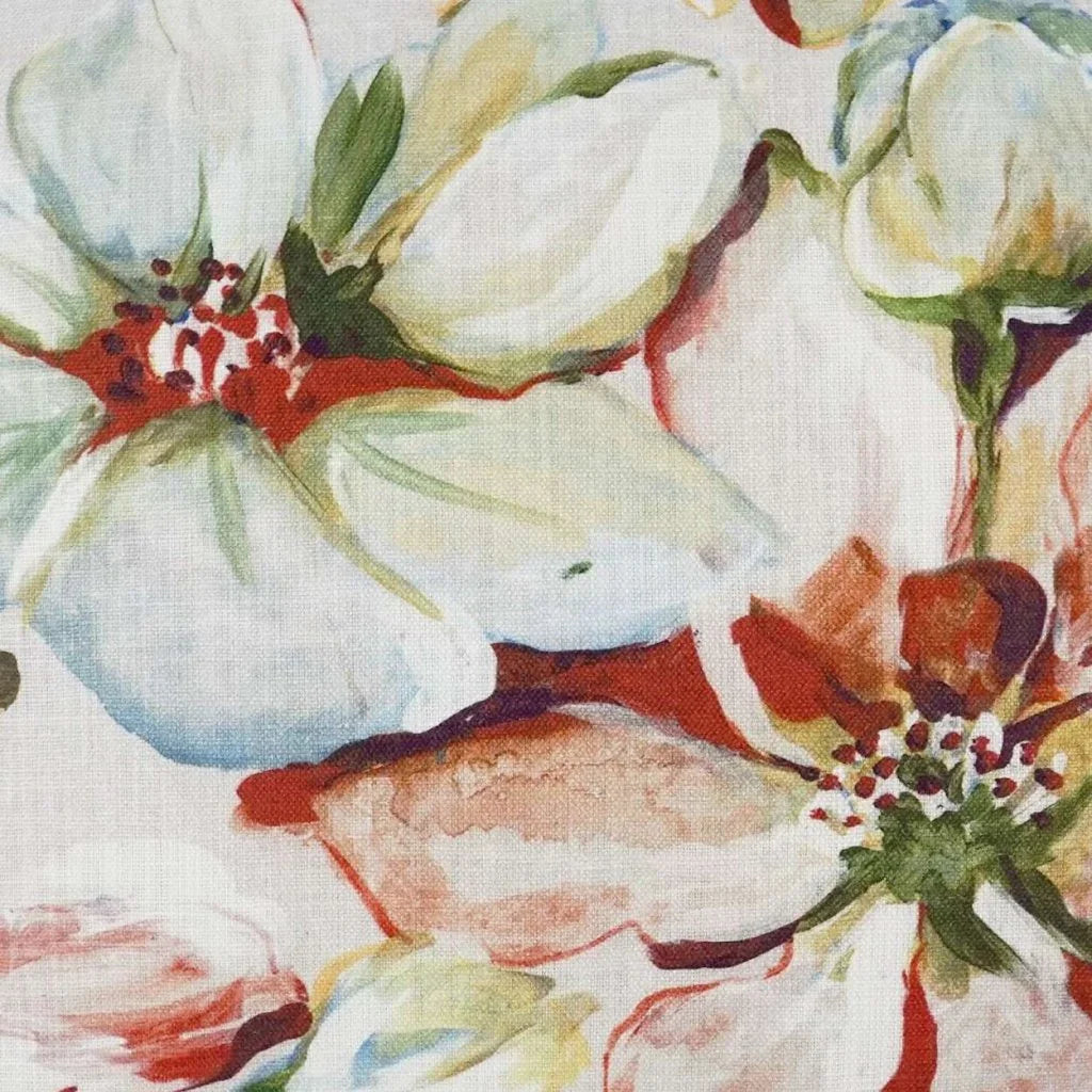 Blooming Handmade Cotton Throw Pillow