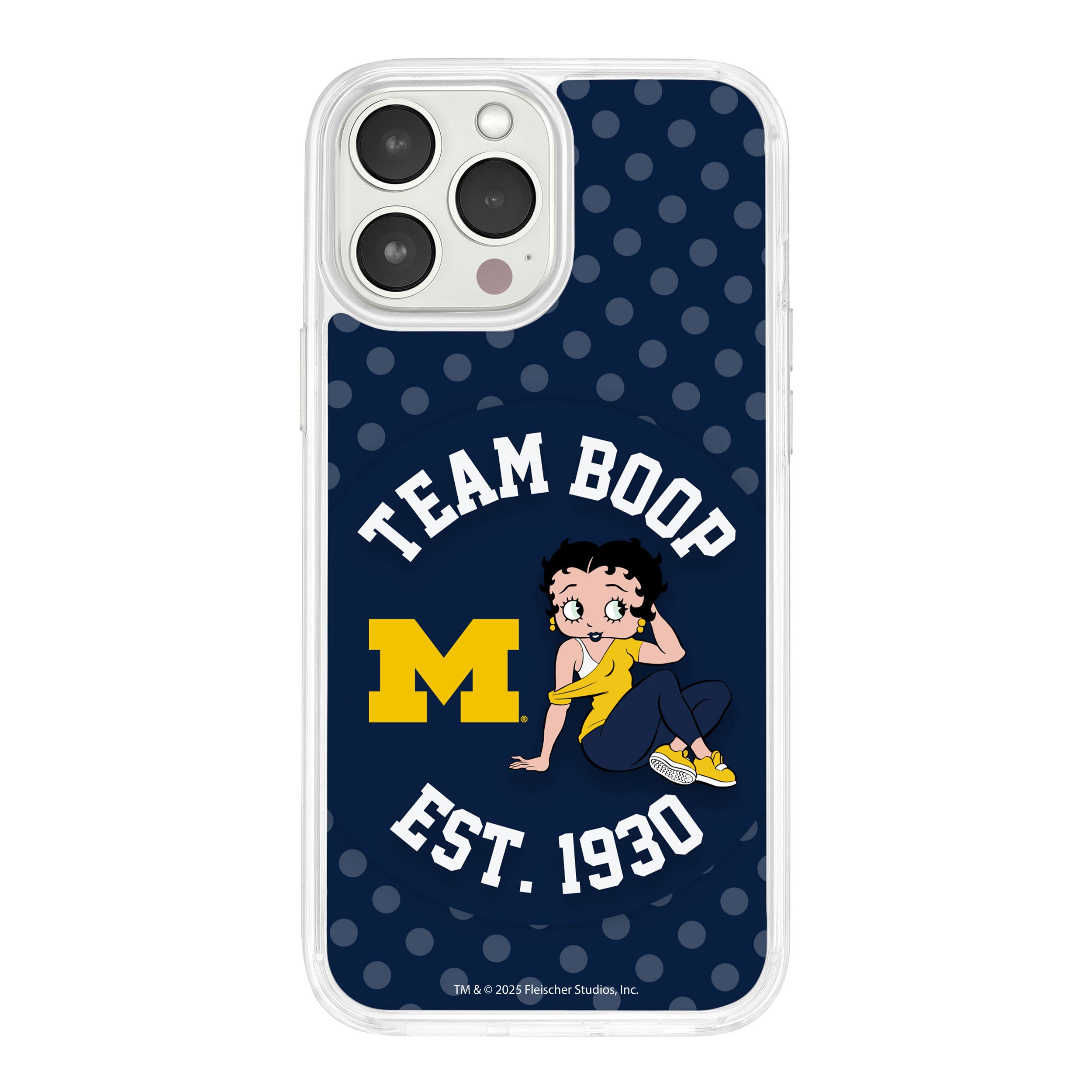 Michigan Wolverines X Betty Boop HD Apple iPhone 13 Mag-Safe Phone Case
