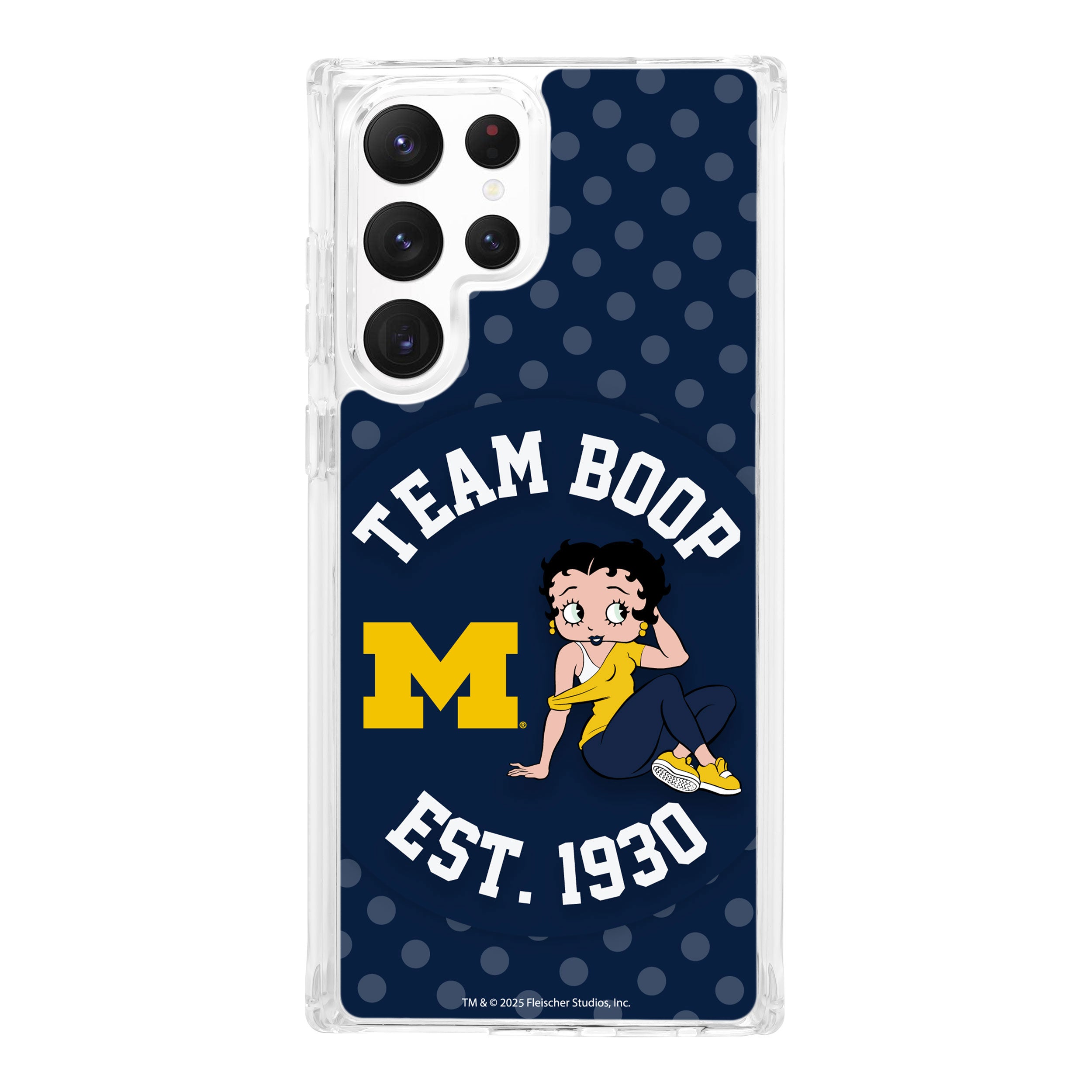 Michigan Wolverines X Betty Boop HD Samsung Galaxy S24 Phone Case