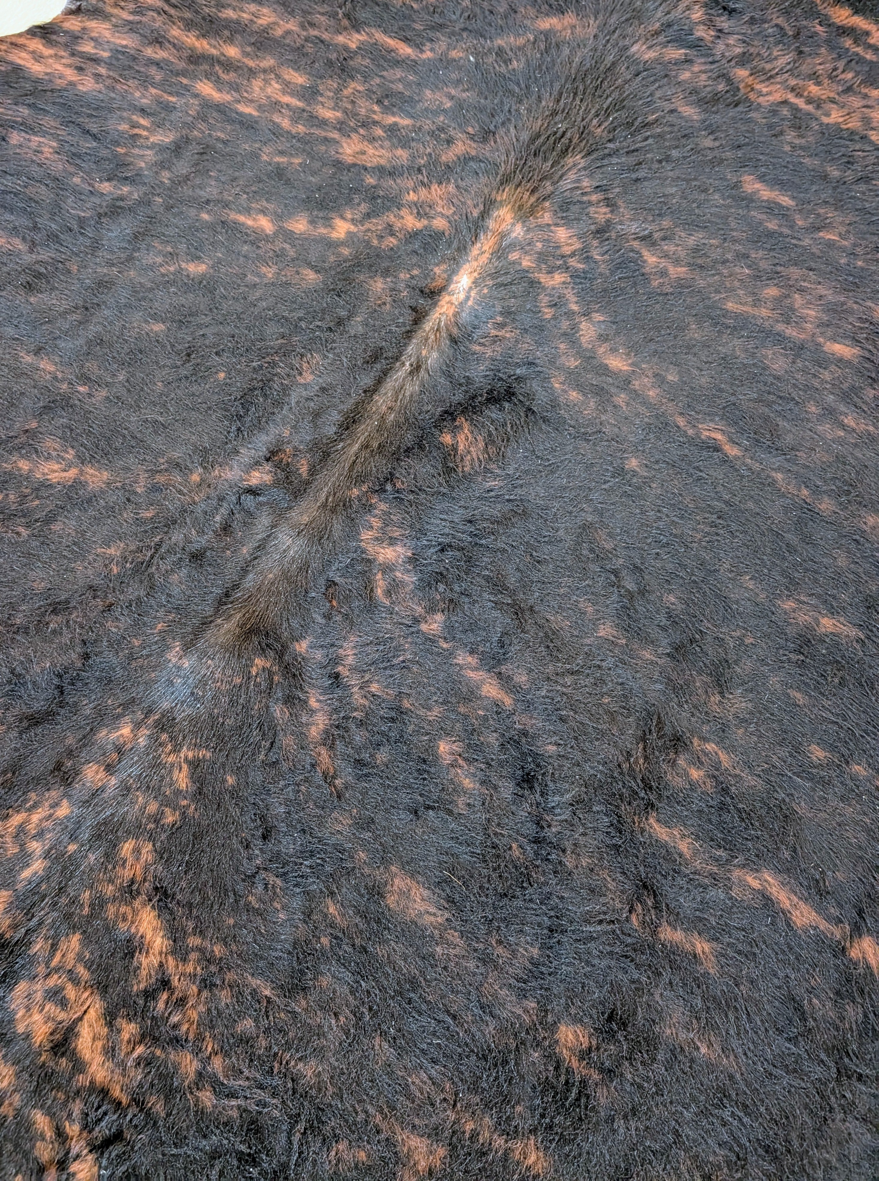 "Bungle" Full Cowhide - Dark Brindle